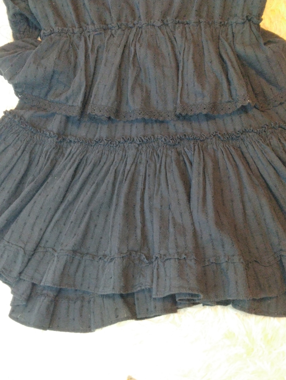 Misa Los Angeles Lillian Black Mini Dress Size L - Picture 9 of 12